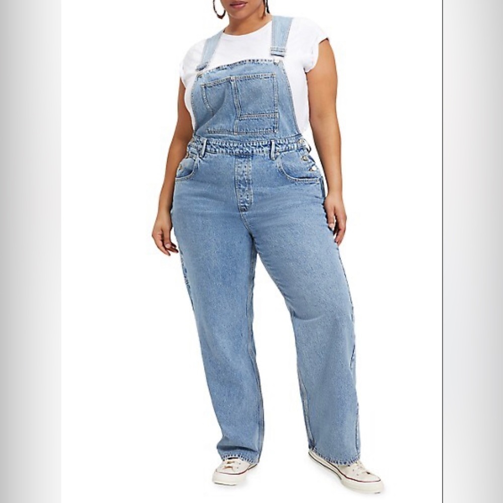 Good American Good '90s Overall Sz 16